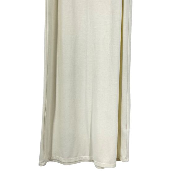 Zara Ecru Sleeveless Maxi Dress Round Neck Size Small - Picture 4 of 7